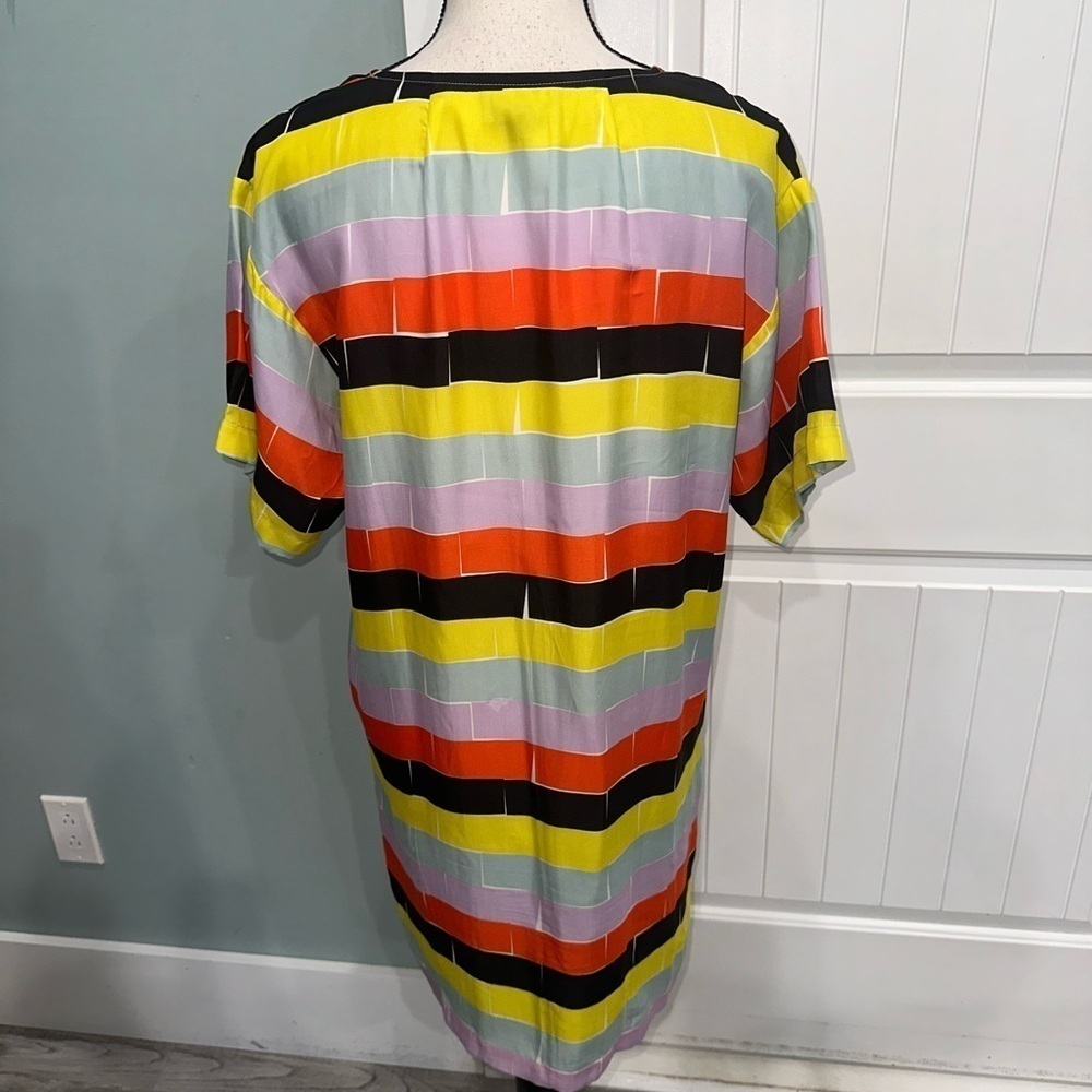 Anthropologie Dusen Dusen Multicolored Striped Tunic dress size XS - Picture 10 of 13